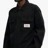 Brain Dead Waffle Button Shirt Black 4