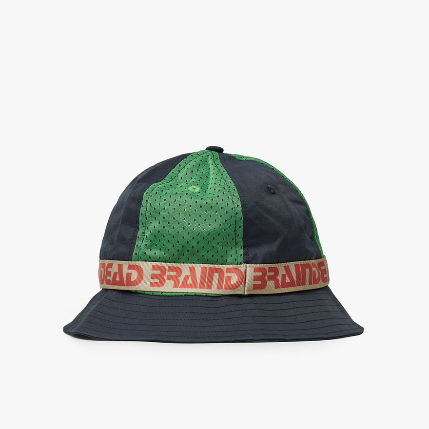 Brain Dead Vision Mesh Paneled Bucket Hat Navy / Multi