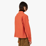 Brain Dead Waffle Button Front Shirt / Terracotta 3