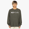Brain Dead Earth Wisdom L/S Shirt / Dark Green 1