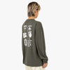 Brain Dead Earth Wisdom L/S Shirt / Dark Green 3