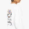 Brain Dead Cosmic Debris L/S Shirt / White 5