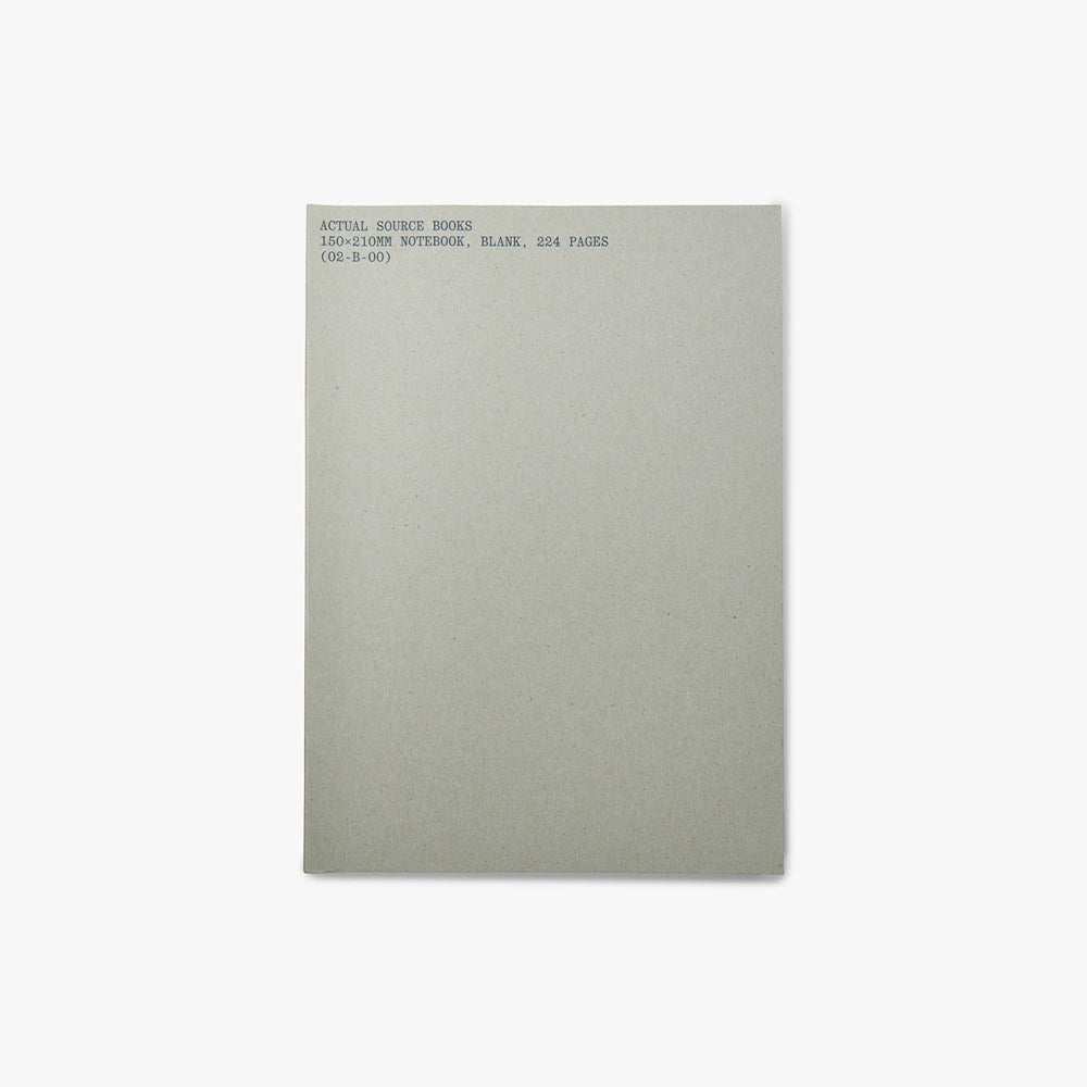 Actual Source Blank Notebook / White 1