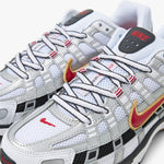 Nike Women's P-6000 White / Varsity Red - Metallic Platinum - Low Top  7