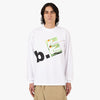 b.Eautiful Bleach Long Sleeve T-shirt / White 1