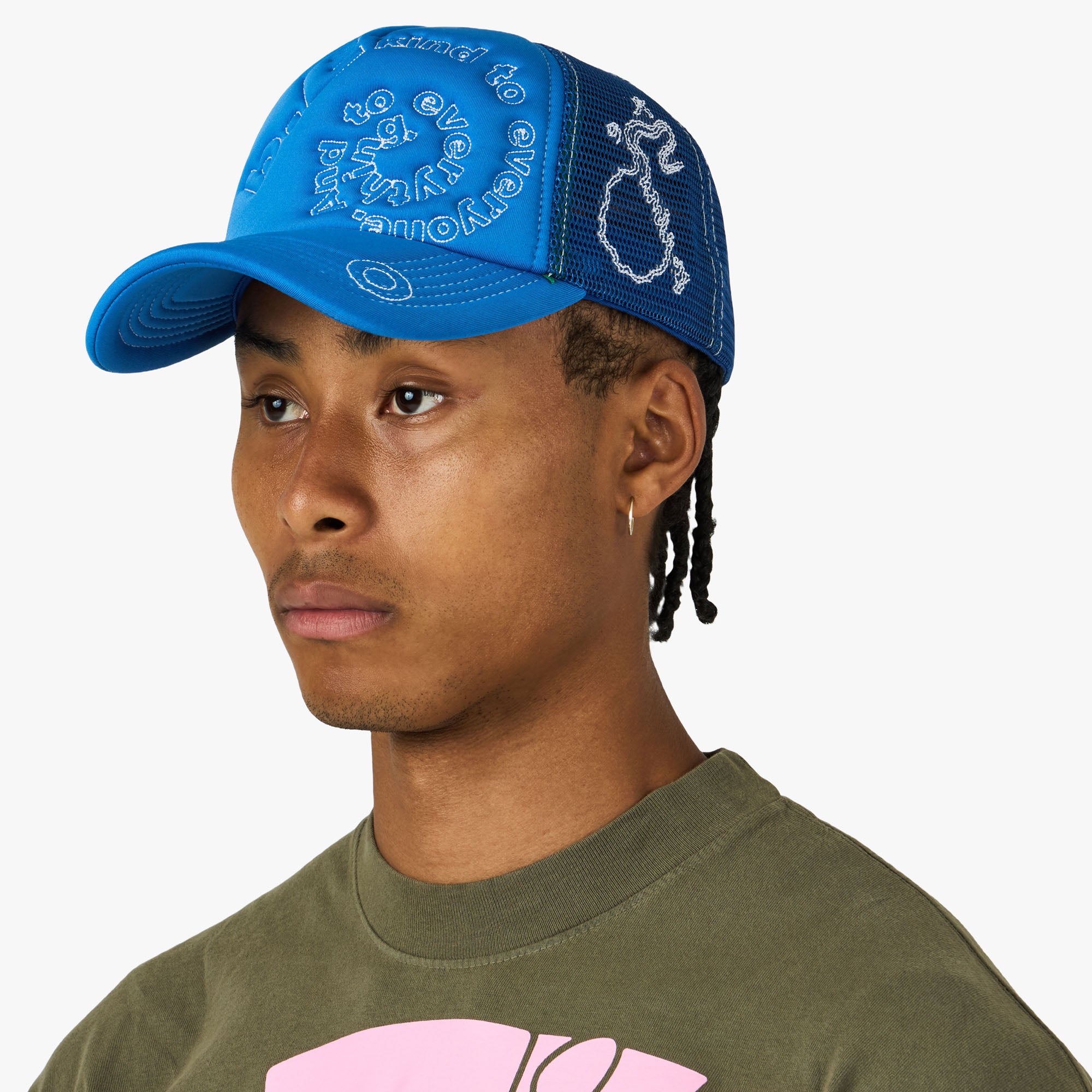 b.Eautiful b.i Foam Trucker Hat Beach Blue – Livestock