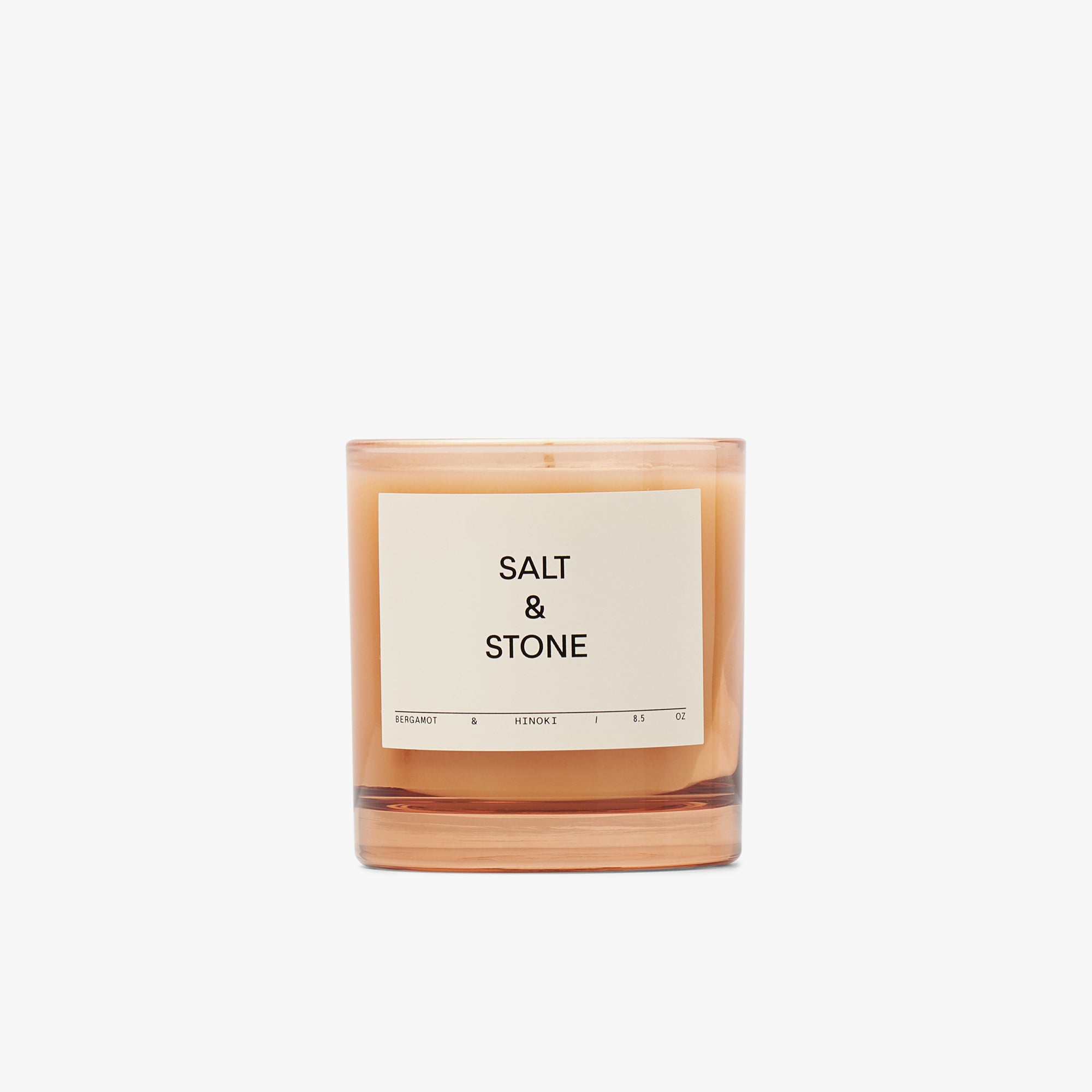 SALT & STONE Candle / Bergamot & Hinoki 1