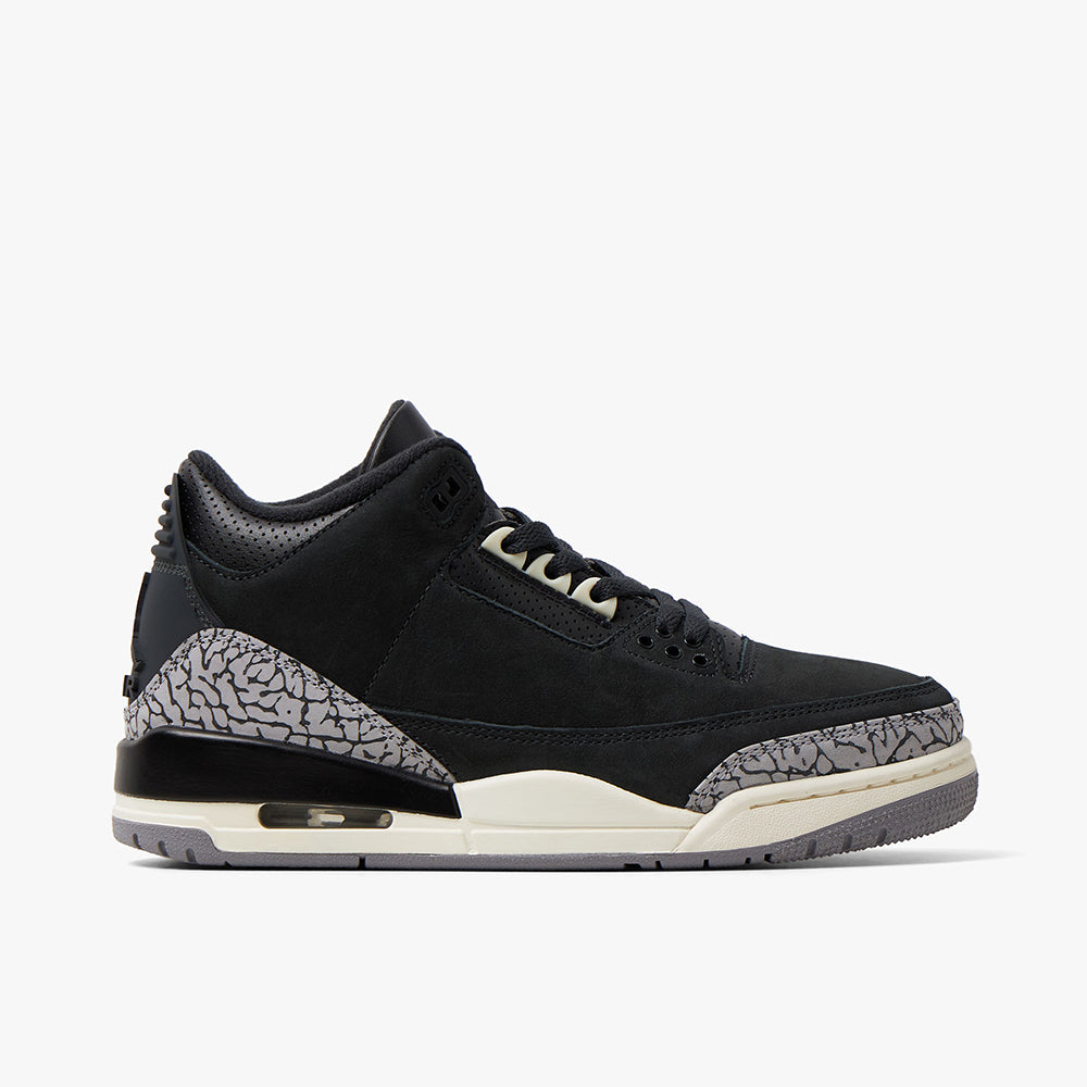 Jordan Women s 3 Retro Off Noir Black Sail Livestock