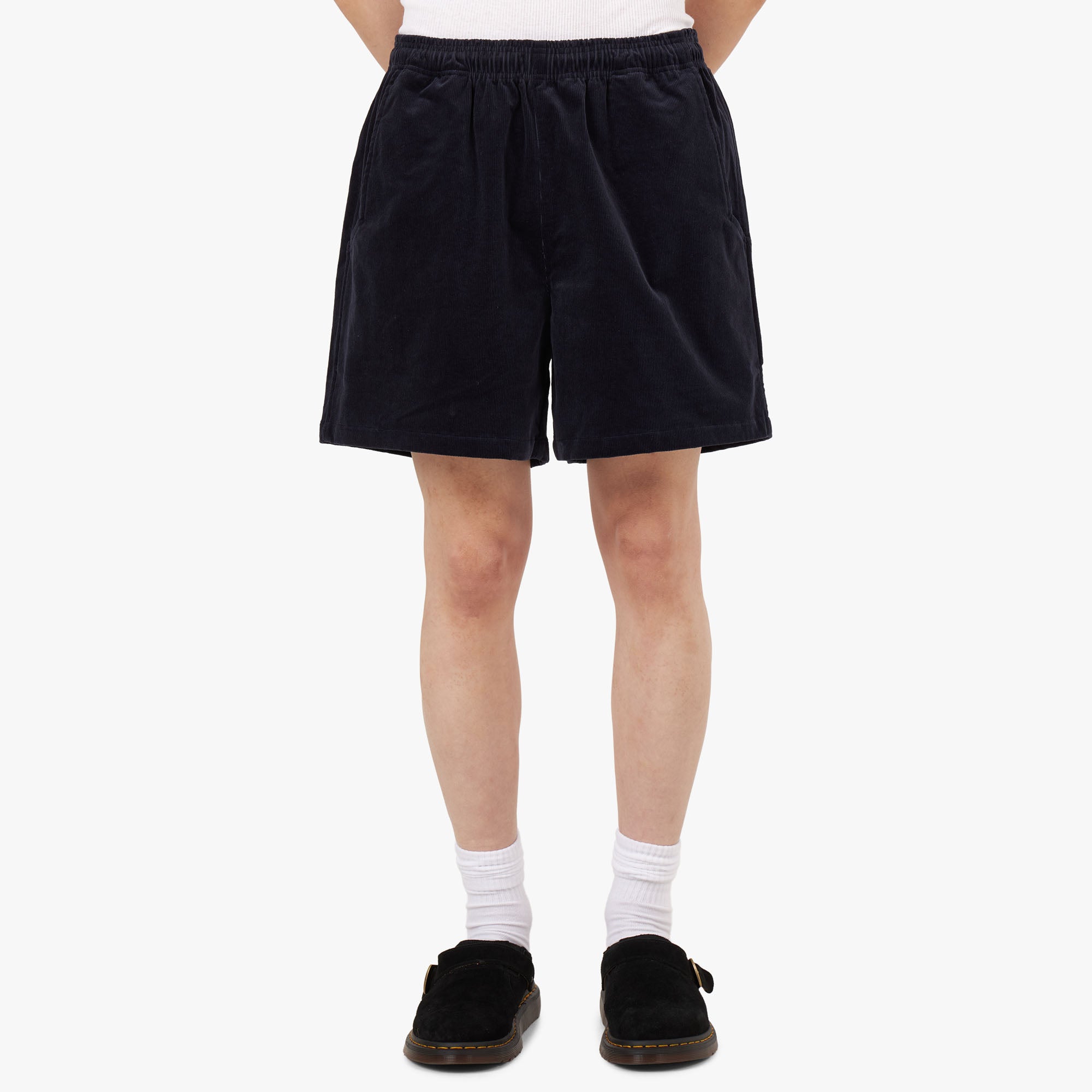 Brother Brother Corduroy Baggie Shorts Navy