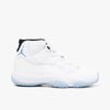 Jordan 11 Retro White / Legend Blue - Black - High Top  1