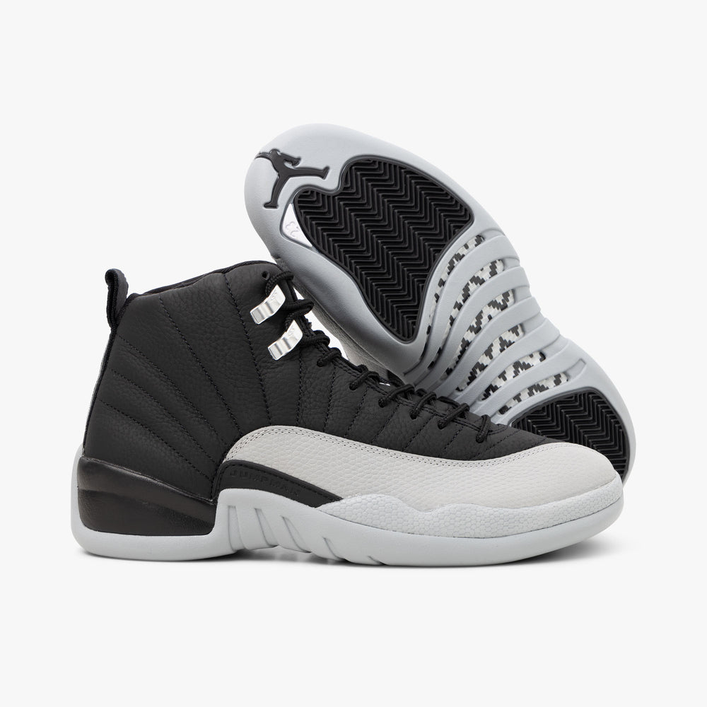 Grey and white jordan 12 top