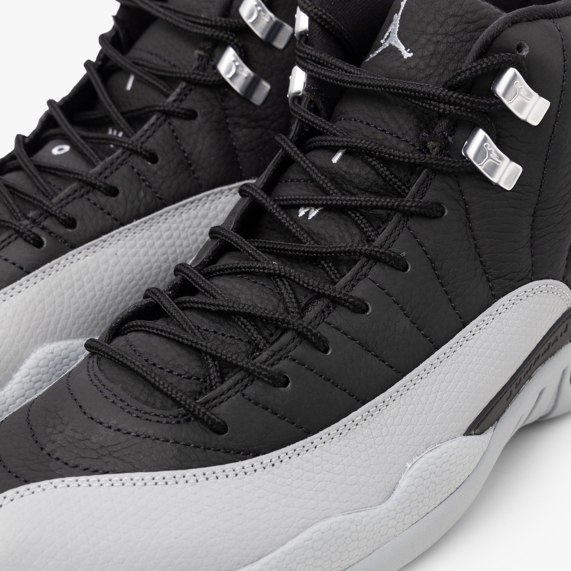 Jordan 12 Retro Black Wolf Grey White Livestock