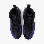Jordan 12 Retro Black / Field Purple - Metallic Gold - High Top  5