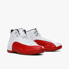 Jordan 12 Retro White / Black - Varsity Red - High Top  3