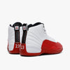Jordan 12 Retro White / Black - Varsity Red - High Top  4