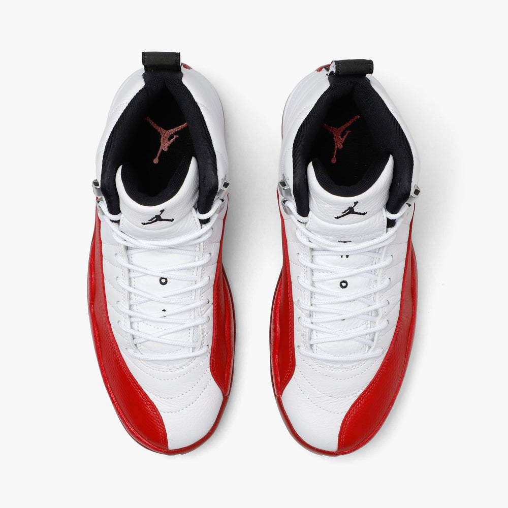 Jordan 12 Retro White / Black - Varsity Red – Livestock