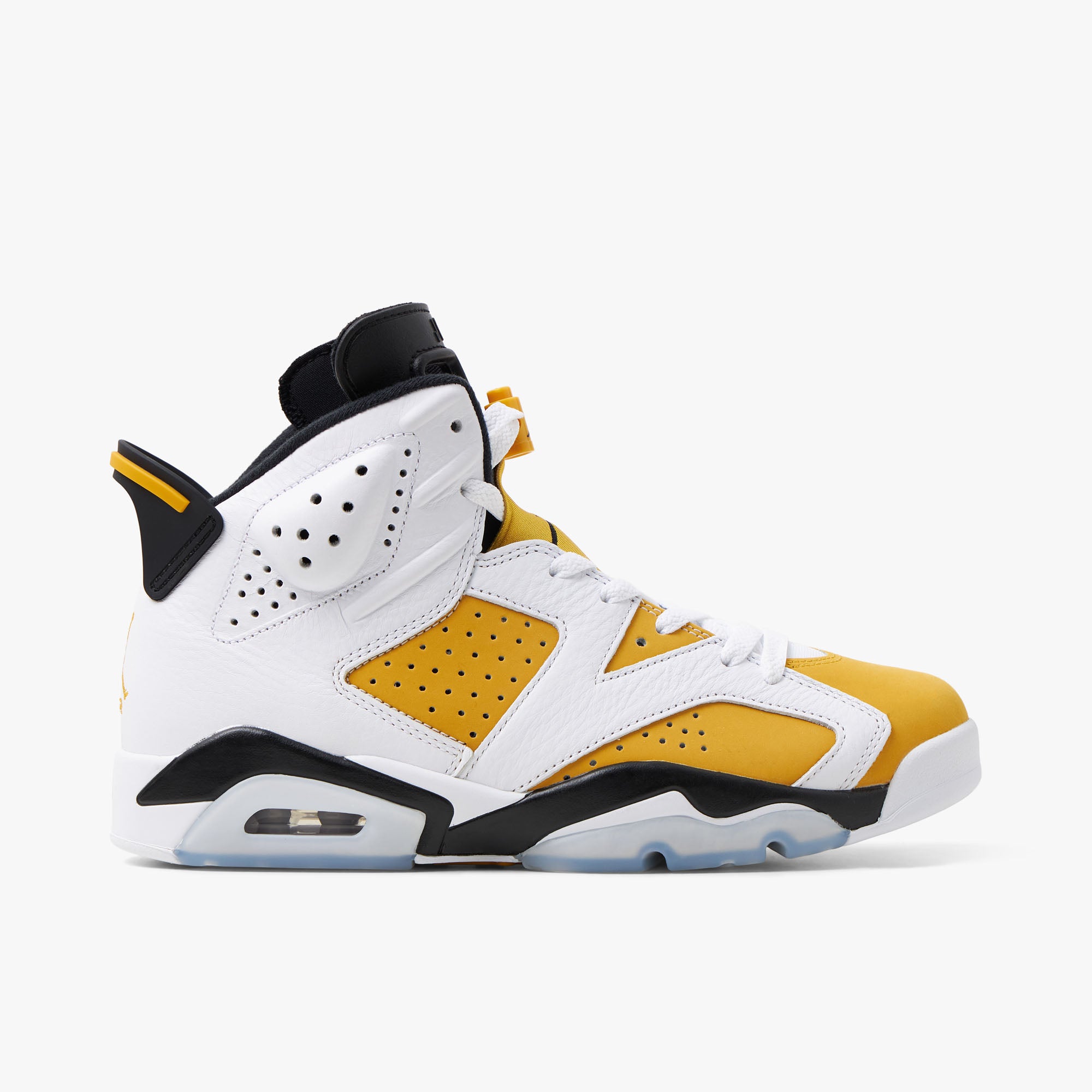 Jordan 6 Retro White / Yellow Ochre - Black   1