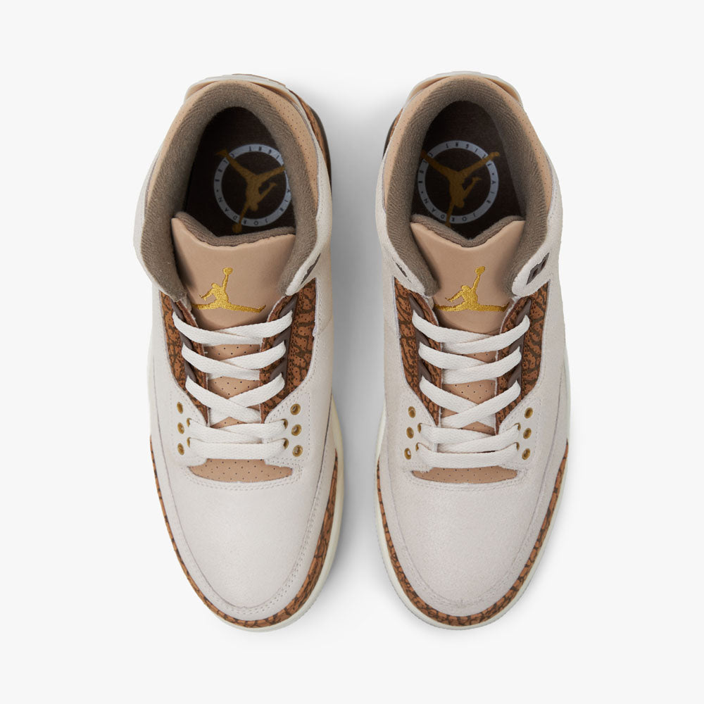 Jordan 3 Retro Lt Orewood Brown Metallic Gold Livestock