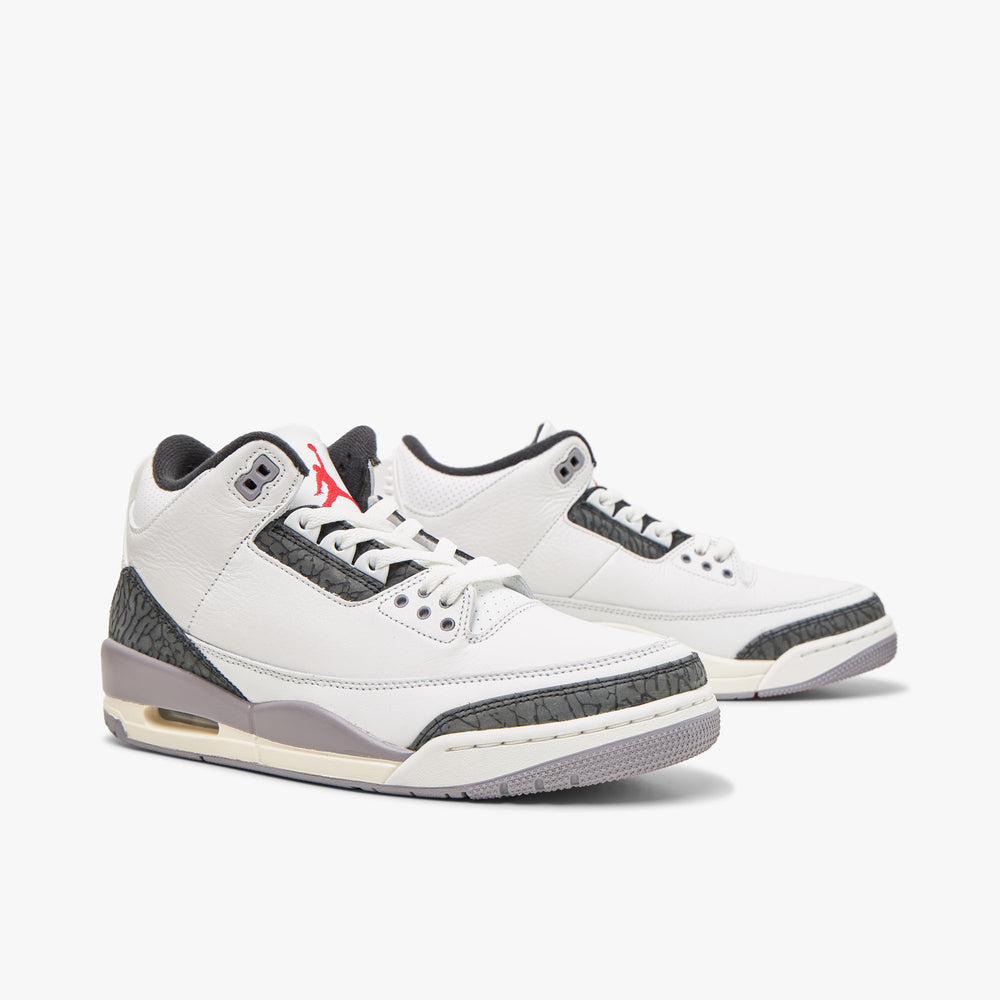 Jordan retro 3 red white online