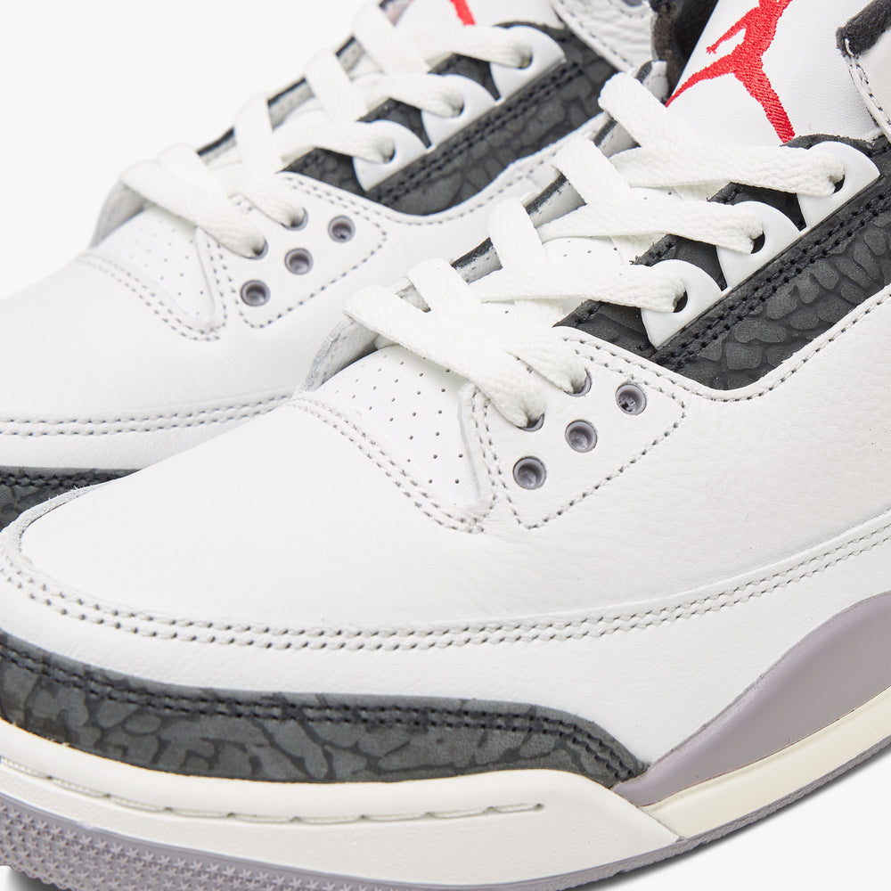 Jordan retro 3 - mens - white/fire red/cement/black online