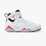 Jordan 7 Retro White / Crimson - Black - High Top  1