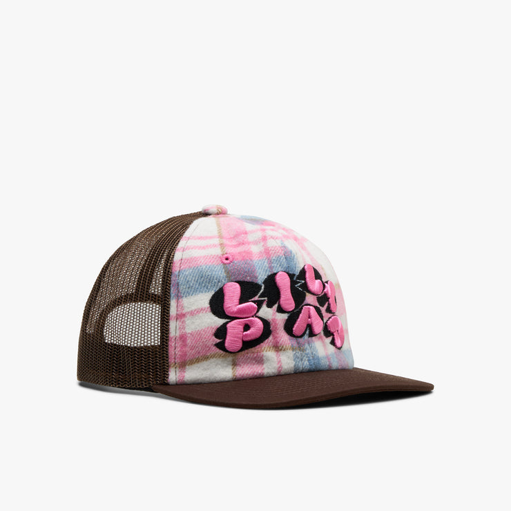 Lilypad Custom 6 Panel Unstructured Mesh Hat Pink / Blue 1
