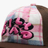 Lilypad Custom 6 Panel Unstructured Mesh Hat Pink / Blue 4