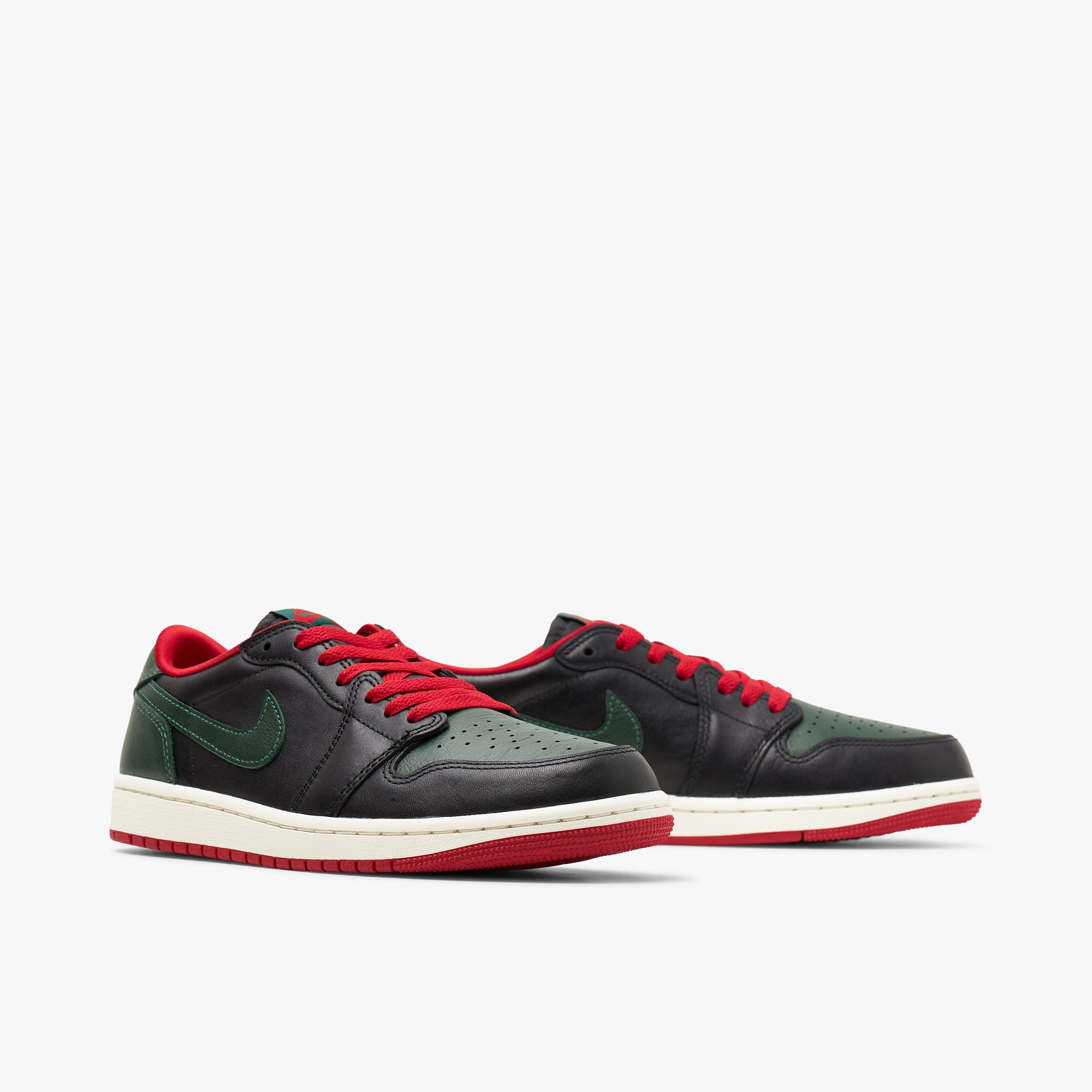 Red green jordan 1 top