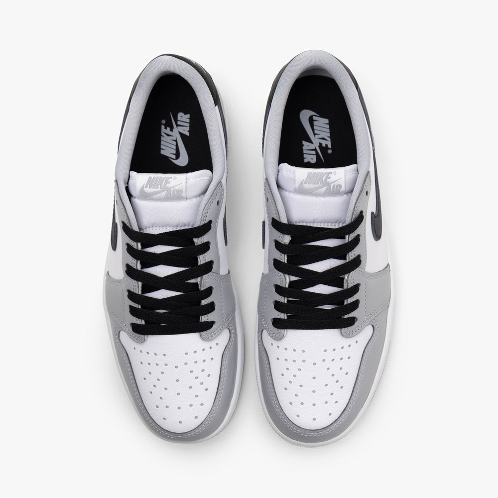 Jordan 1 Low OG Barons White Black Wolf Grey Livestock