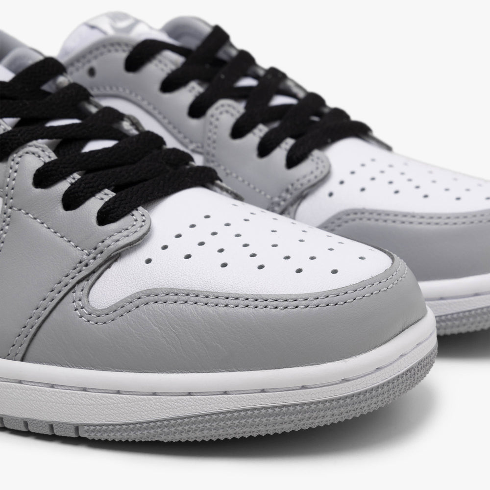Jordan 1 Low OG Barons White Black Wolf Grey Livestock