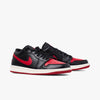 Jordan Women's 1 Low Black / Gym Red - Sail - Low Top  3