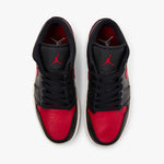 Jordan Women's 1 Low Black / Gym Red - Sail - Low Top  5