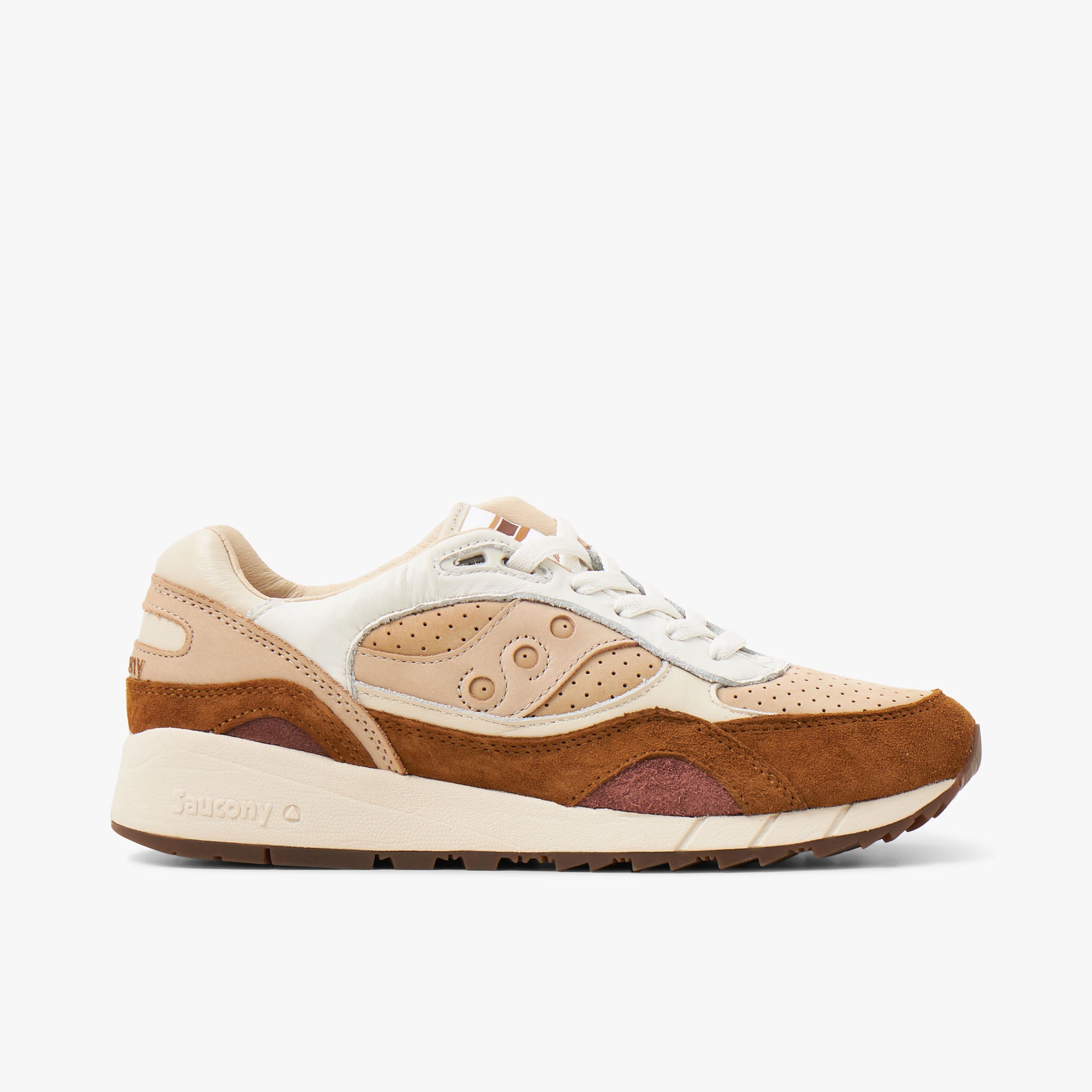 Saucony Shadow 6000 Blanc / Brun - Low Top  1