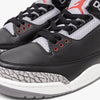 Jordan 3 Retro Black / Fire Red - Cement Grey   7