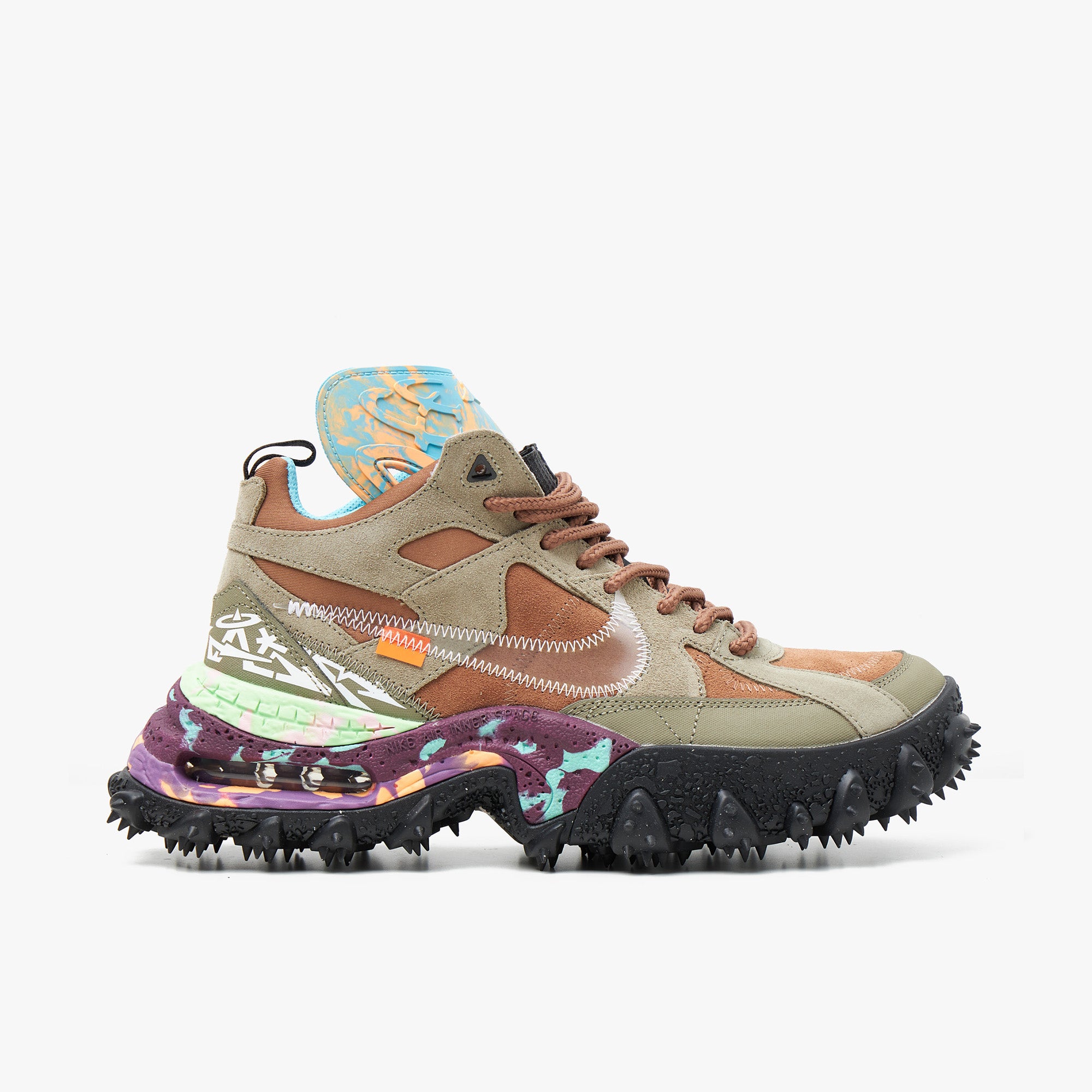 Nike x Off-White Air Terra Forma Archaeo Brun / Clair - Noir - High Top  1