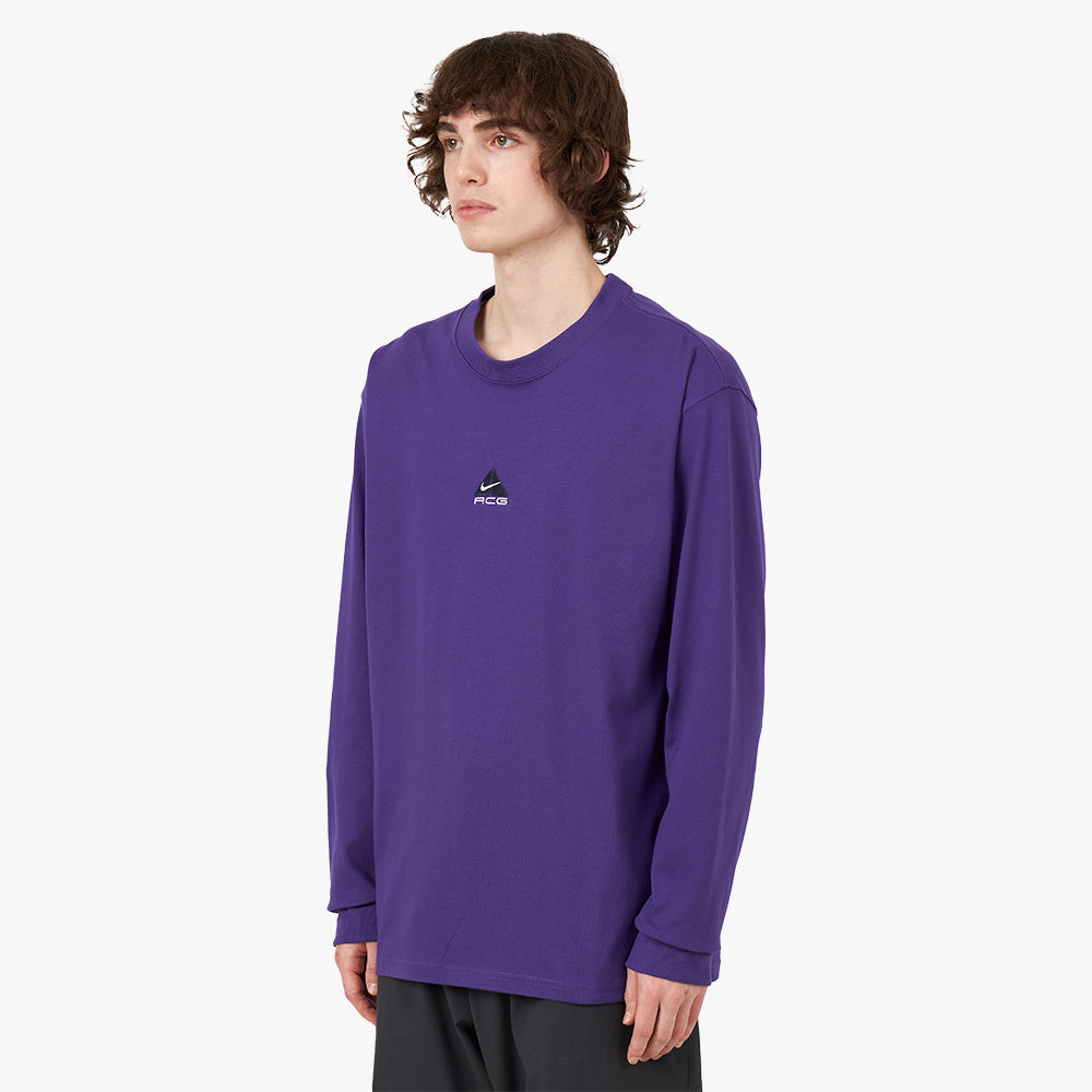 Purple nike long sleeve sales