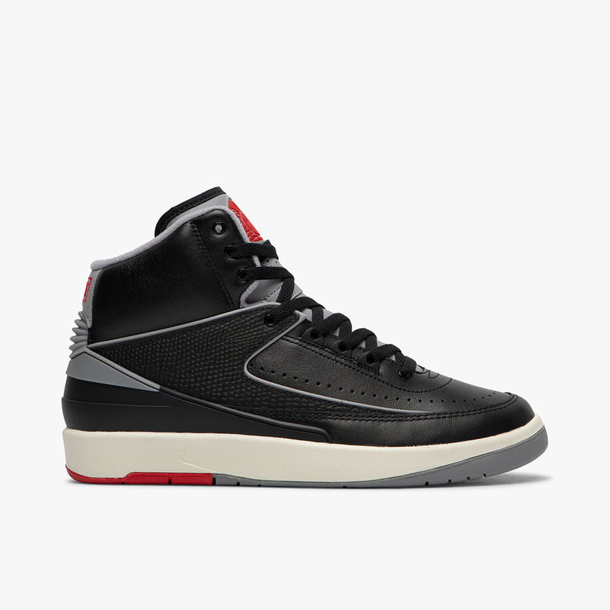 Jordan retro 2 black cheap and red