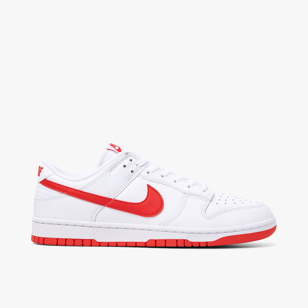 Nike Dunk Low Retro  Blanc / Rouge Picante - Low Top  1