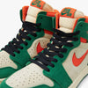 Jordan Women's 1 Zoom CMFT 2 Pine Green / Orange Blaze - Muslin - High Top  7