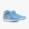 Jordan 1 Zoom CMFT 2 Cement Grey / White - University Blue - High Top  3