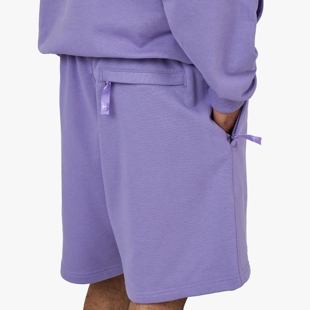 Nike Solo Swoosh French Terry Short Space Purple White