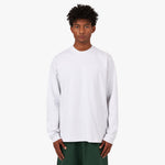 Nike Solo Swoosh Long Sleeve T-shirt Birch Heather / White 1