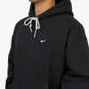 Nike Solo Swoosh Fleece Hoodie Noir / Blanc 4