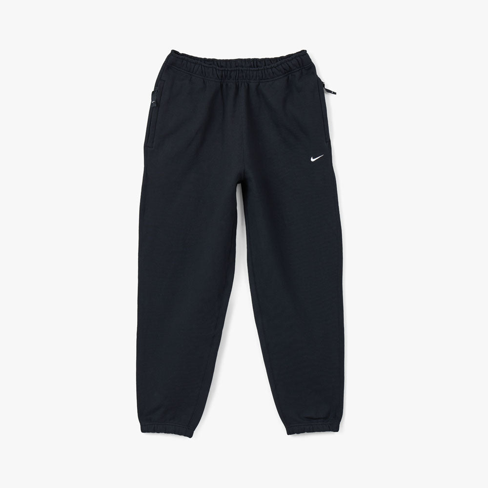 Nike Solo Swoosh Fleece Sweatpants - Black / White