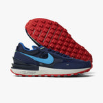 Nike Waffle One SE Blackened Blue / University Blue - Low Top  2
