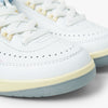 Jordan Women's 2 Retro Low Summit White / Varsity Red - Ice Blue - Low Top  6