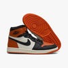 Jordan 1 Retro High OG Black / Sail - Starfish - Low Top  2