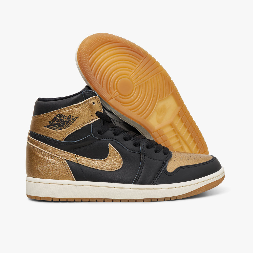 Orange metallic jordan 1 on sale