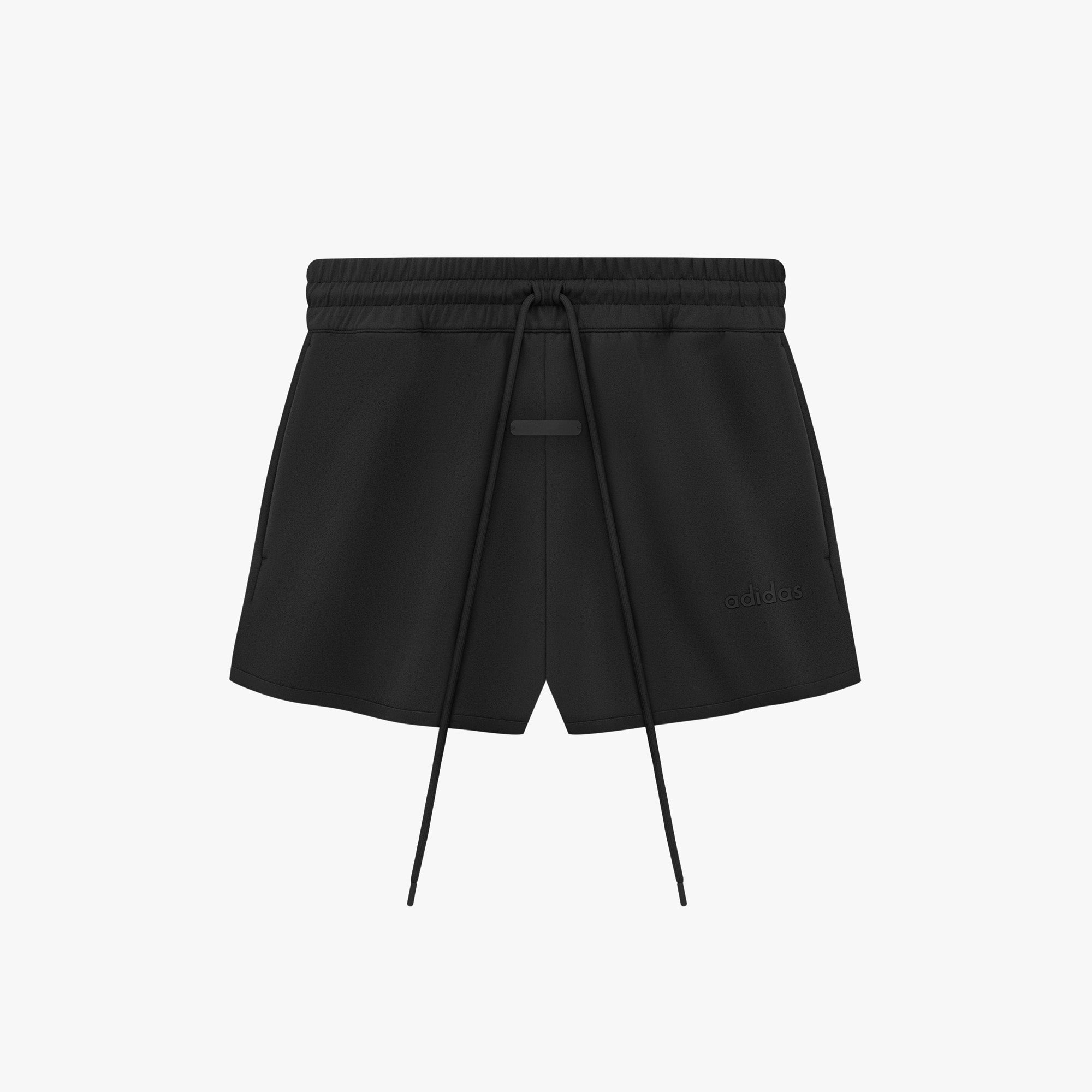 adidas x Fear of God Athletics Suede Fleece Shorts / Black 1