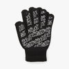 Fucking Awesome Reflective Stamp Gloves Black / White 1